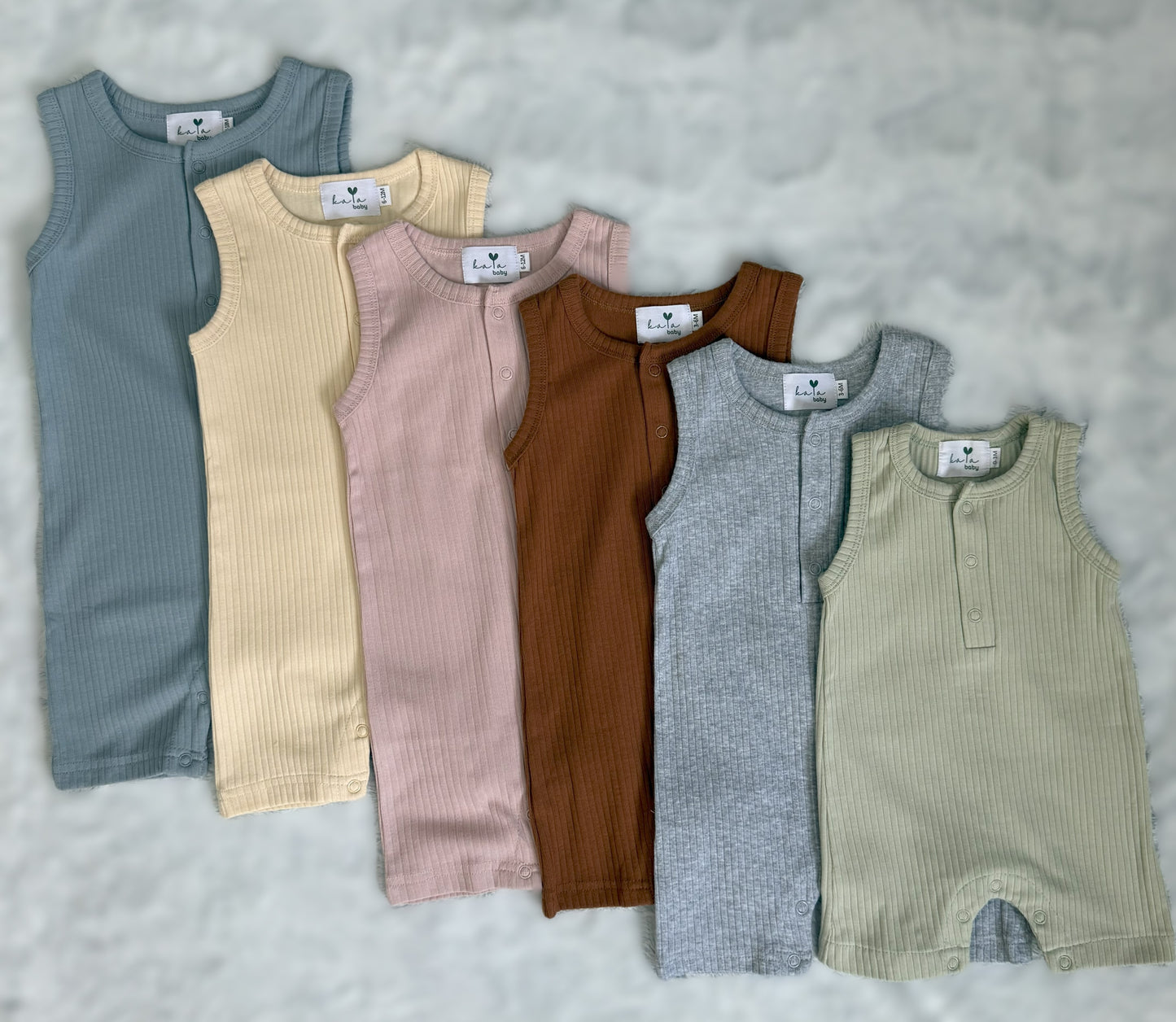 Sleeveless rompers